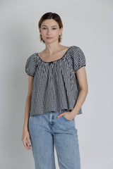 Gingham Picnic Top
