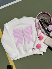 Coquette On The Court Vintage Crewneck