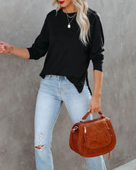Boulevard Long Sleeve Tee - Black