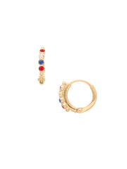 Mini Embellished Huggie Hoop Earrings - EFN6BGUSA