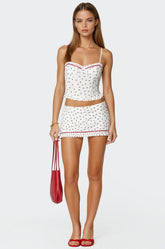 Mica Floral Mini Skort