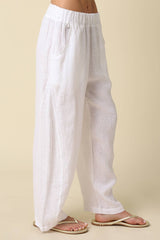 Hamptons Relaxed Linen Pants