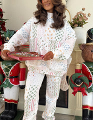 Christmas Traditions Quilted Joggers