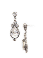 Central Teardrop Dangle Earrings - EDA55ASCRY