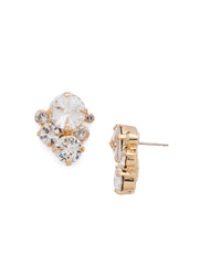 Crystal Assorted Rounds Stud Earrings - EDB11BGCRY