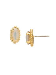 Navette Cut Solitaire Post Earrings - EDG1BGWO