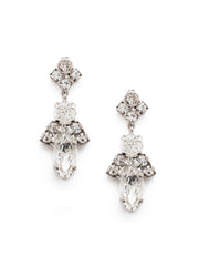 Elegant Navette Dangle Earrings - EDG85RHCRY