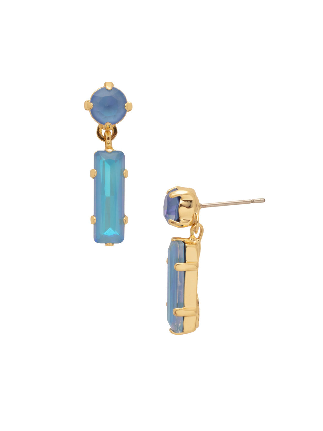 Bindi Studded Dangle Earrings - EFL13BGOCD