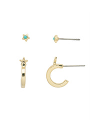 Asteria Stud and Huggie Set Earrings - EFM1BGSTO