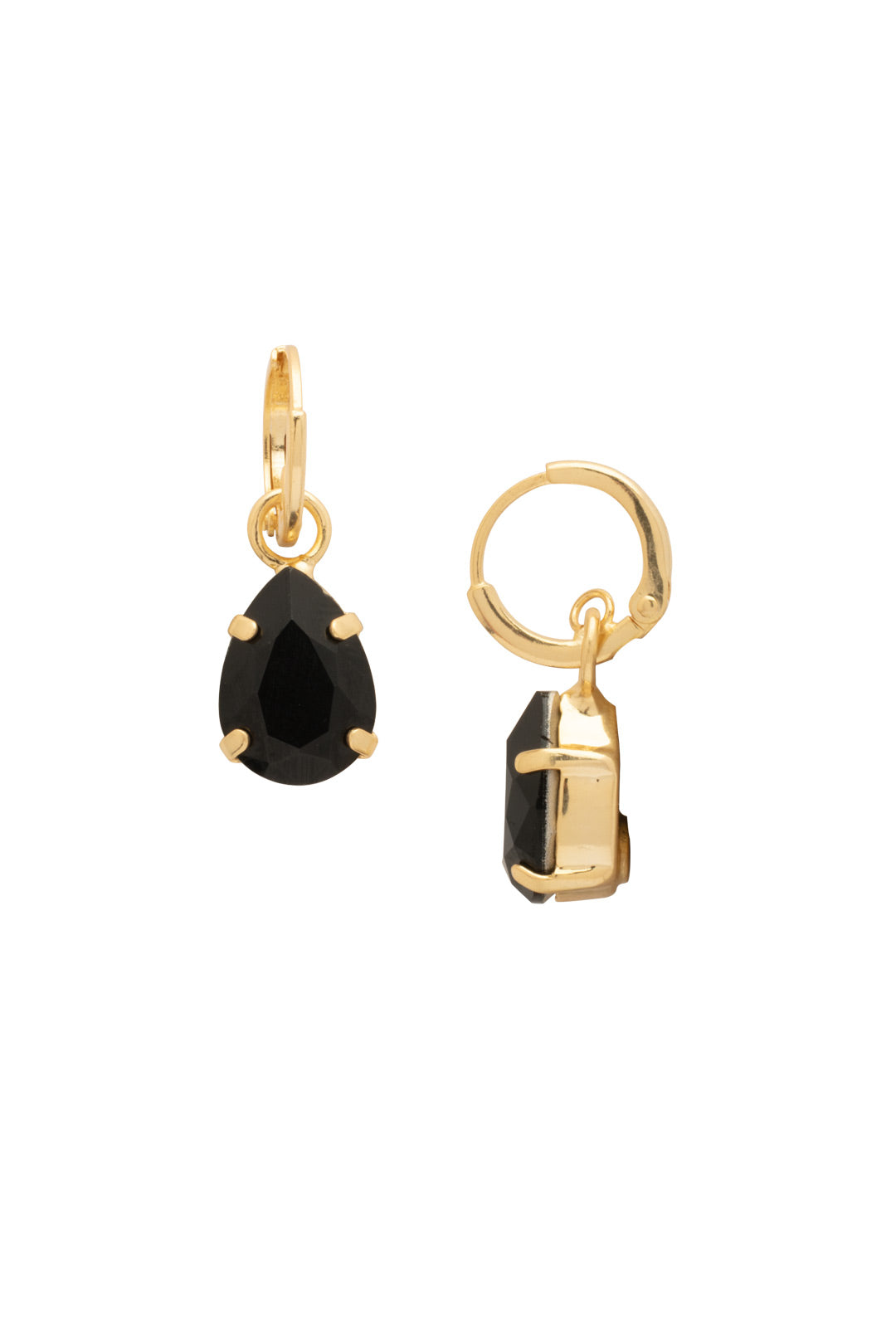Perfect Pear Huggie Hoop Earrings - EFT55BGEM