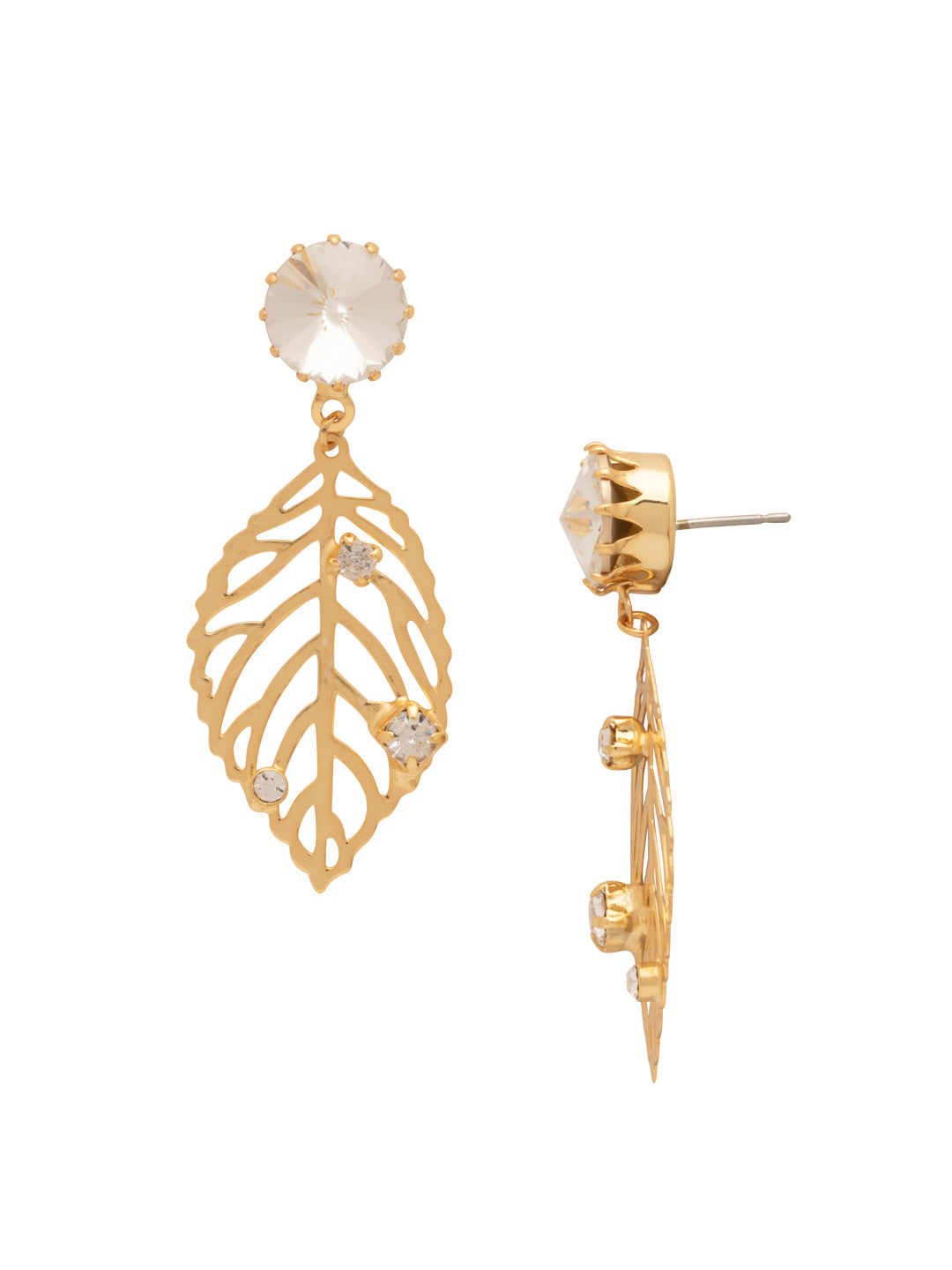 Cala Studded Dangle Earrings - EFU22BGCRY