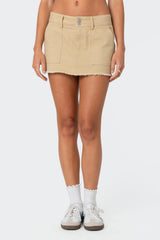 Ring Back Mini Skirt