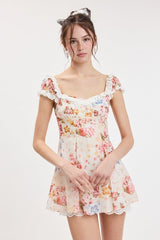 Blooming Bouquet Patch Romper