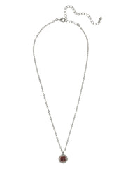 Haute Halo Pendant Necklace - NEX10PDBUR