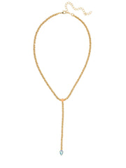 Rope Chain Lariat Pendant Necklace - NFM37BGPRT