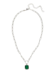 Octavia Scalloped Pendant Necklace - NGA1PDEME