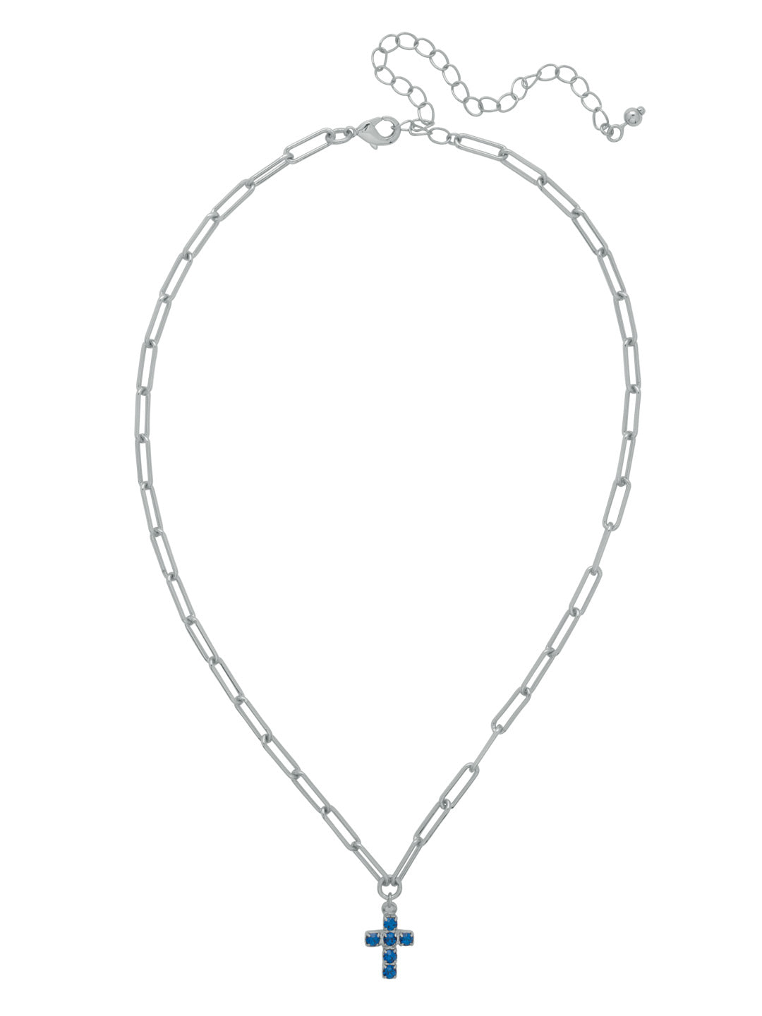 Carly Cross Pendant Necklace - NGE2PDSAP