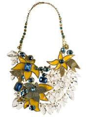 Flora Series Bib Necklace - NSP30BGSB